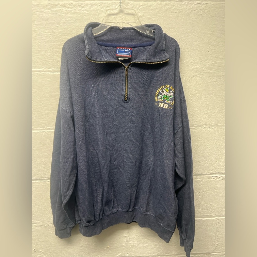 Vintage Crable Sportswear University of Notre Dame Pullover